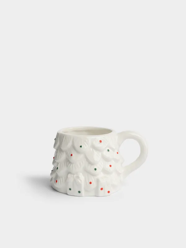 Кружка, 400 мл, Ель, Christmas ivory, image-0