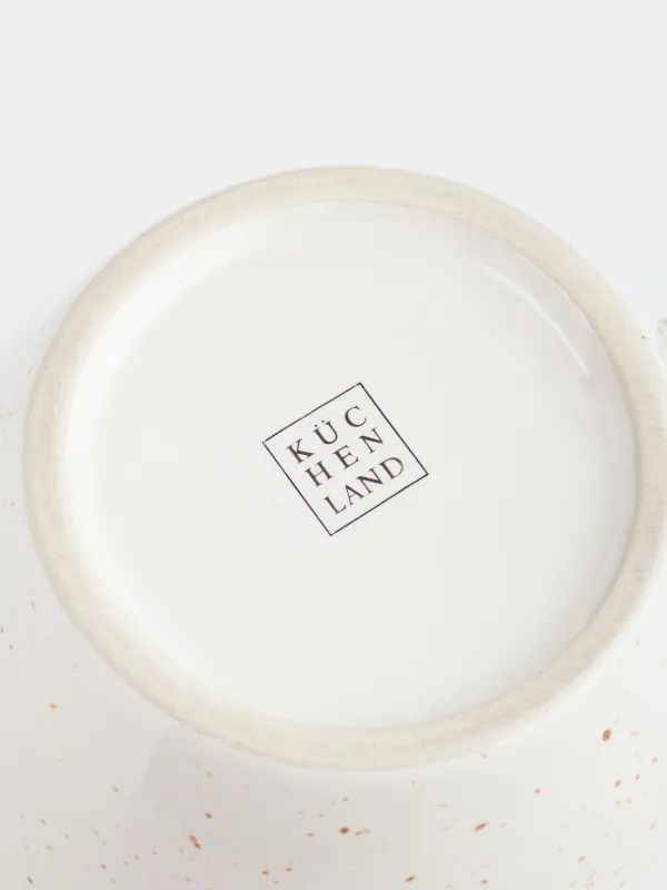 Кувшин, 1,4 л, керамика, бежевый, в крапинку, Speckled, image-3