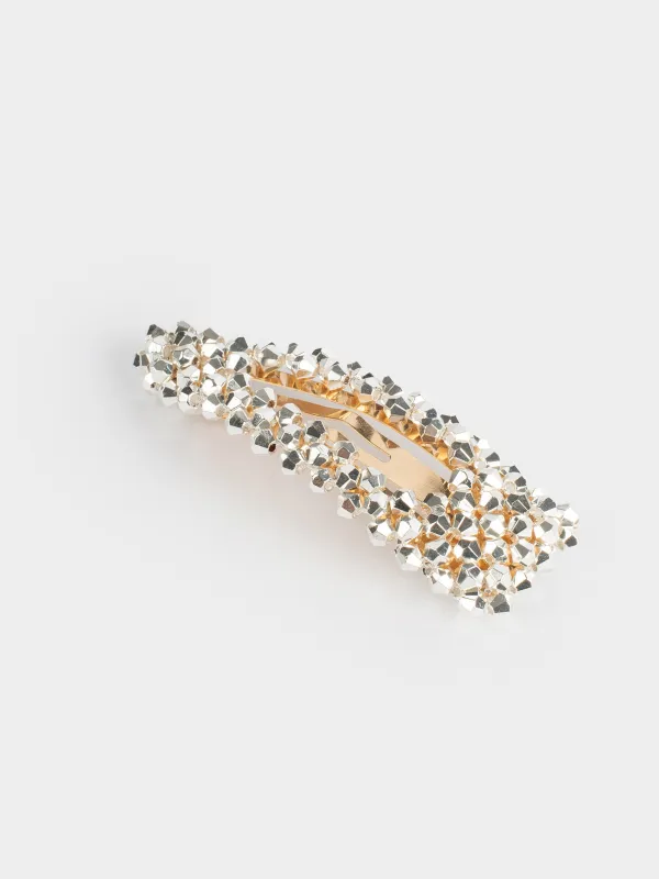 Заколка для волос, 7 см, металл, Бусины, Jewelry crystal, image-2