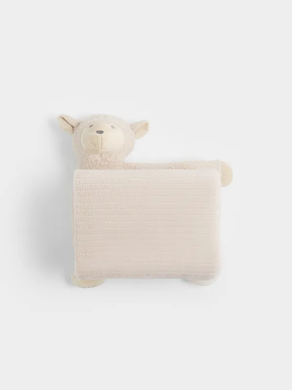 Плед с подушкой, 130х150 см, Овечка, Plush animals, image-0