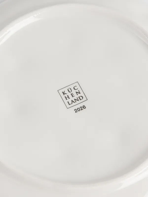 Тарелка закусочная, 21 см, керамика D, Лошадка, Сhristmas green, image-4