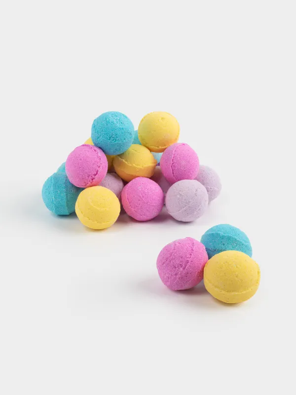 Бомбочка для ванны, 340 гр, 21 шт, в банке для хранения, разноцветная, Бабл-гам, Шар, Body spa, image-2