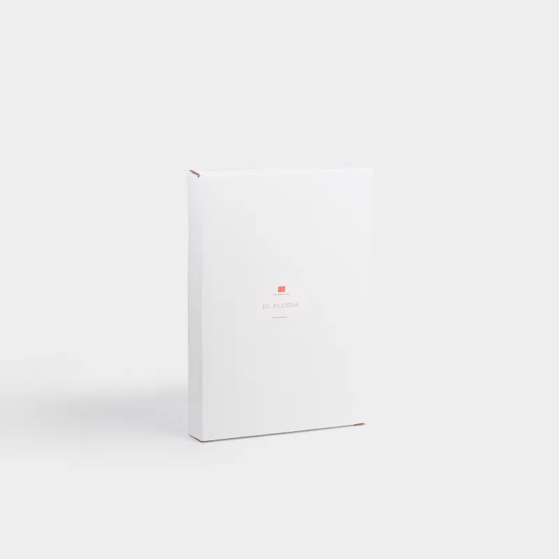 Блюдо сервировочное, 16х31 см, с ручкой, керамика D, белое, Нежные цветы, El floria, image-5