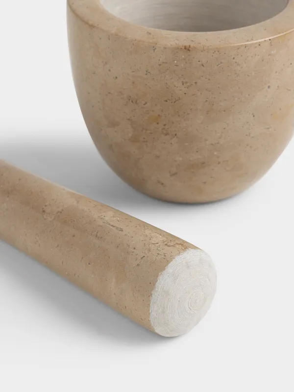 Ступка для специй, 10 см, Marble, image-1