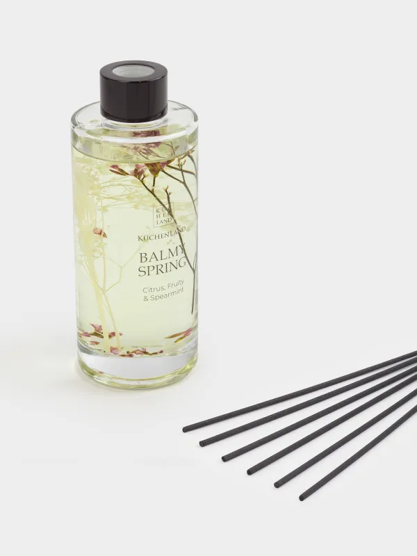Ароматический диффузор, 180 мл, с сухоцветами, Citrus, Fruity & Spearmint, Balmy spring, image-4