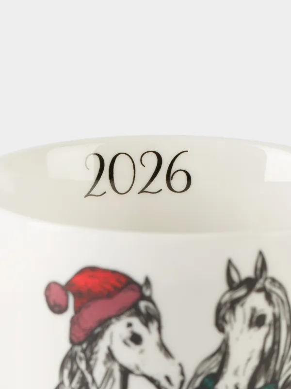 Кружка, 420 мл, фарфор N, Horse trio, image-3