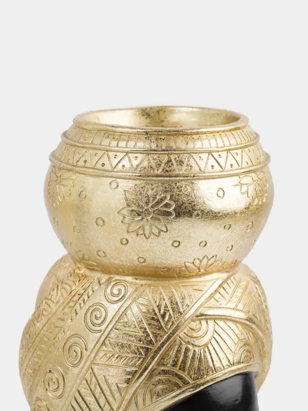 Ваза декоративная, 28 см, полирезин, Ethnic girls, image-2