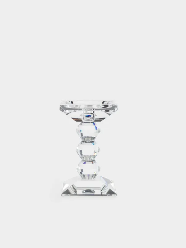 Подсвечник, 15 см, для цилиндрической/тонкой свечи, Lux crystal, image-0