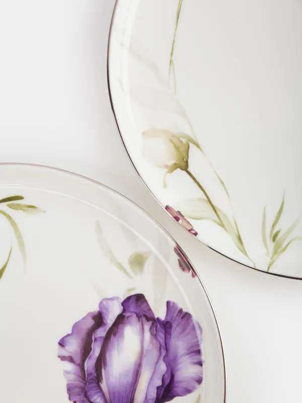 Тарелка закусочная, 24 см, 2 шт, Ирис, Antarctica Flowers, image-6