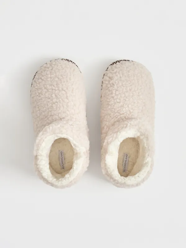 Тапочки женские, шерпа, Cozy winter, image-1