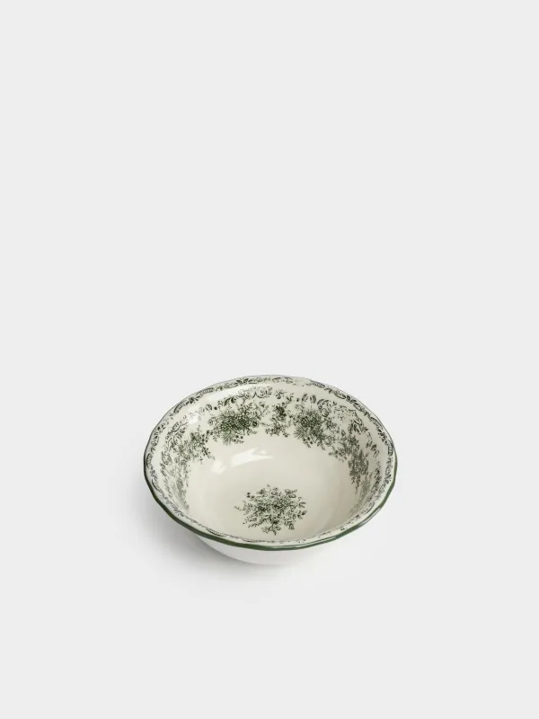 Салатник, 16x6 см, Зеленые шишки, Conifer lace, image-1