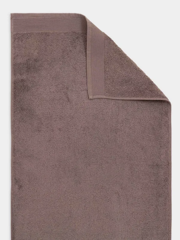 Полотенце, 70х140 см, хлопок, коричневое, Gentle cotton, image-2