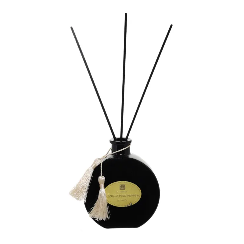 Ароматический диффузор, 200 мл, с кисточкой, бежевый, Vanilla Pink Pepper, Mistral, image-0