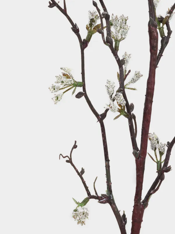 Ветка декоративная, 98 см, пластик/полиэстер, Белые бутоны, Flower garden, image-2