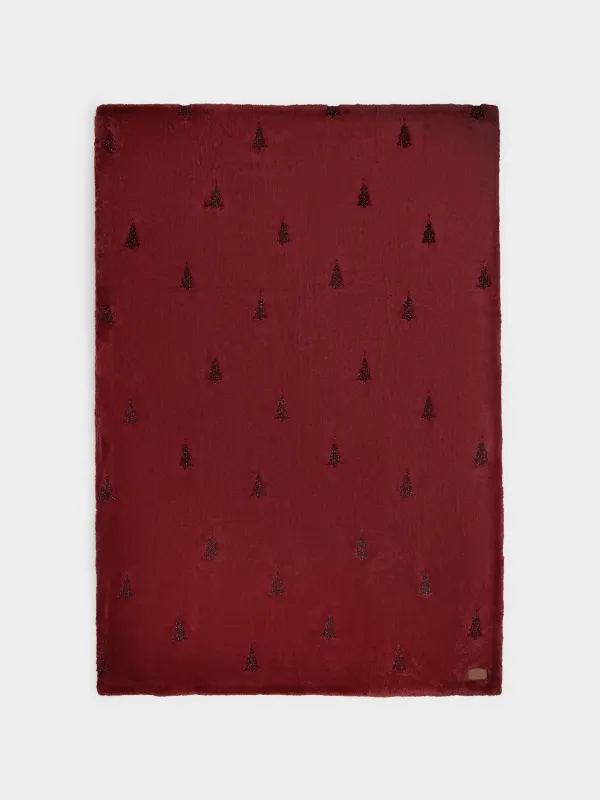 Плед, 130х170 см, двусторонний, Елки, Flannel, image-3