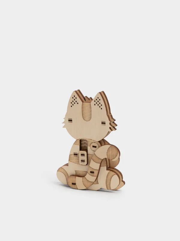 Набор для творчества, дерево, Cat, image-3