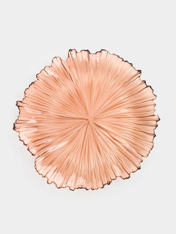 Тарелка обеденная, 28 см, стекло Р, коричневая, Verge, image-0