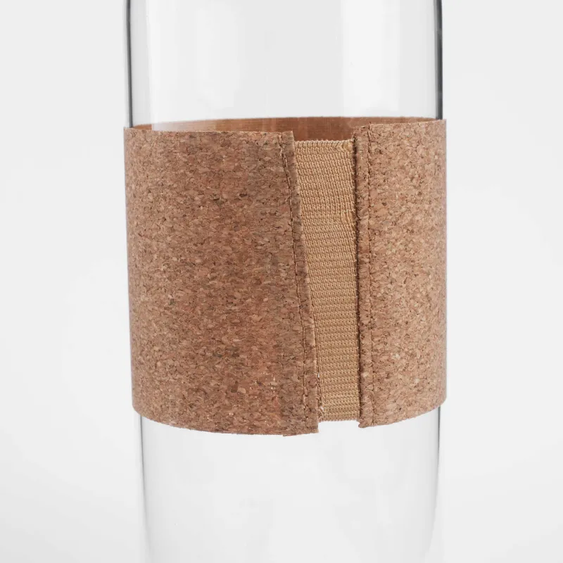 Бутылка для напитков, 1,25 л, с зарфом, стекло Б/пробка, Clear font, image-5