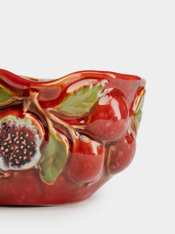 Ваза для фруктов, 22х12 см, Гранаты, Pomegranate, image-4
