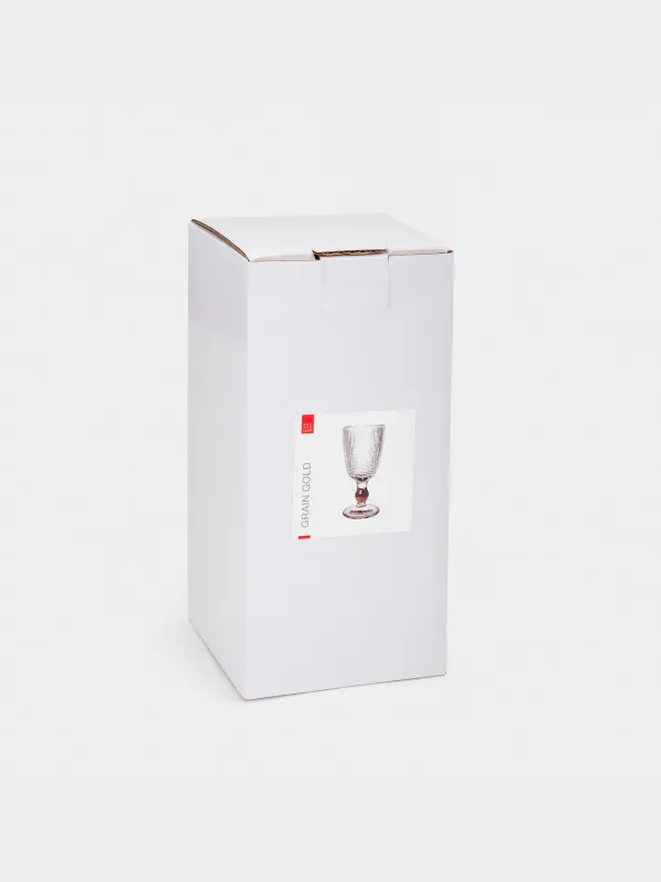 Бокал-кубок для вина, 260 мл, стекло Р, Grain gold, image-4