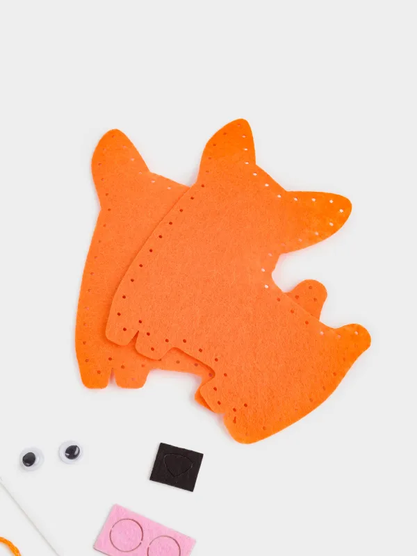 Набор для творчества, 13х15 см, рукоделие, фетр, подвеска, Корги, Creativity, image-4