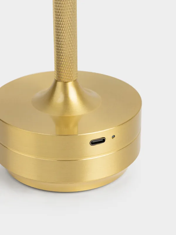 Светильник сенсорный, 28 см, беспроводной, металл/пластик, золотистый, Fantastic gold, image-1