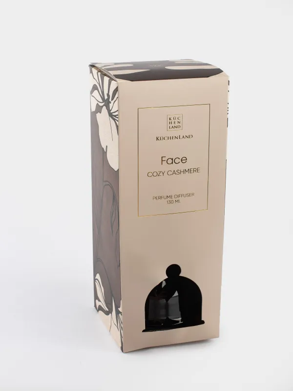 Ароматический диффузор, 130 мл, оранжевый, Cozy cashmere, Face, image-4