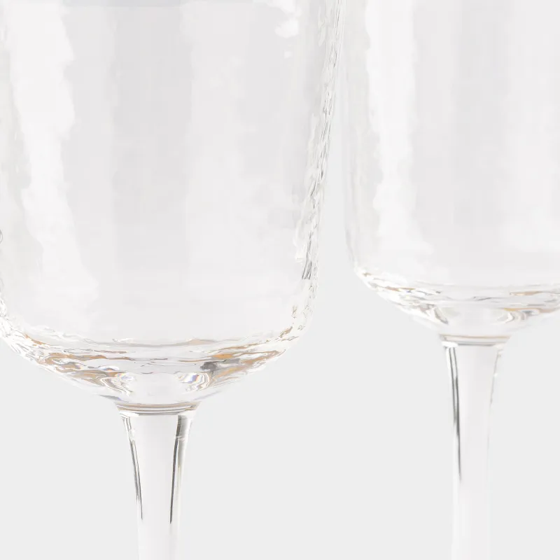 Бокал для вина, 350 мл, 2 шт, стекло, с золотистым кантом, Ripply gold, image-2