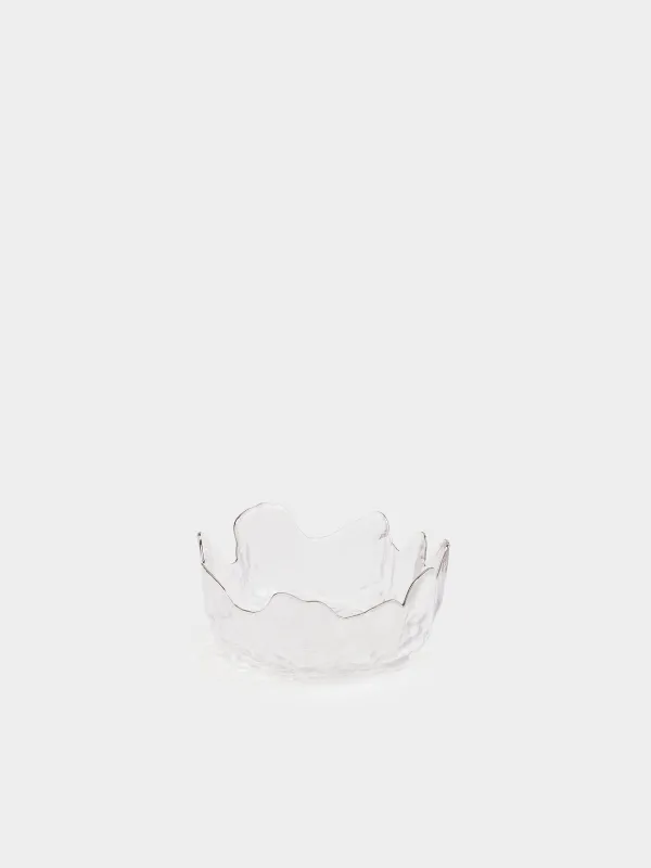 Пиала, 13х6 см, с серебристым кантом, Nautilus silver, image-2