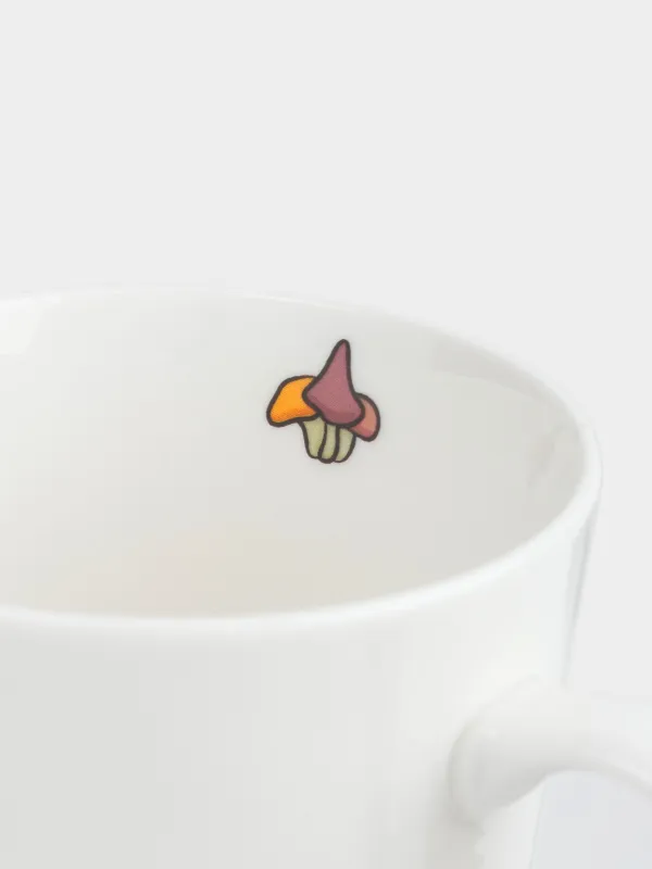 Кружка, 420 мл, Ежик под грибом, Forest animals, image-4