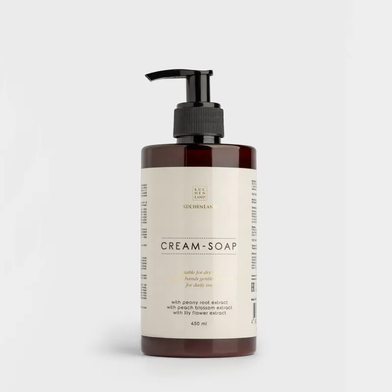 Крем-мыло, 450 мл, с дозатором, Цветочный, Perfect care