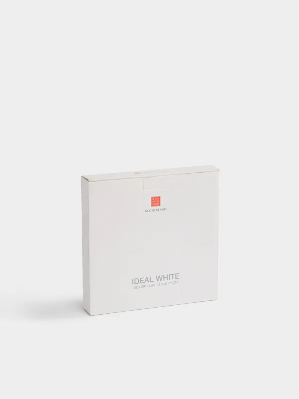 Тарелка десертная, 20 см, 2 шт, Ideal white, image-4