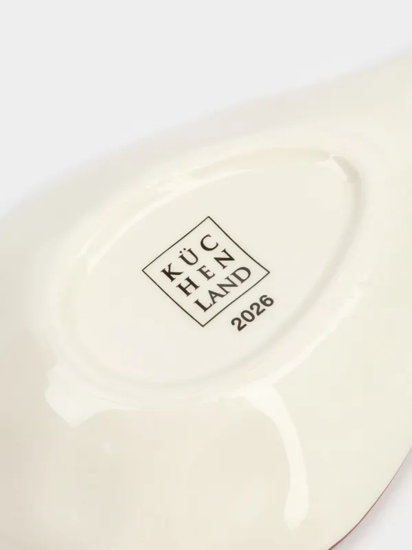 Подставка под ложку, 25 см, керамика D, Лошадка, Christmas tree, image-6