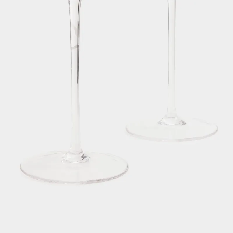 Бокал-креманка для шампанского, 220 мл, 2 шт, стекло, серый, Filo R color, image-2