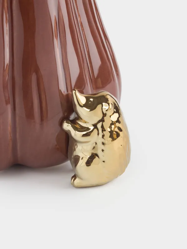 Емкость для хранения, 720 мл, Еж у тыквы, Colors autumn, image-2