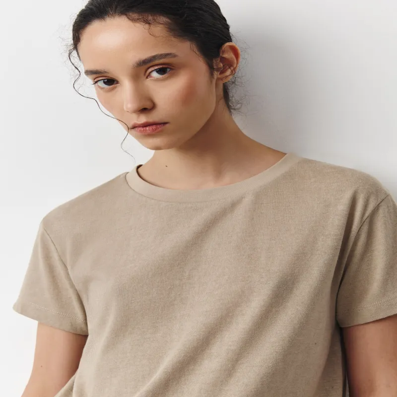 Футболка женская, бежевая, Hannah, image-6