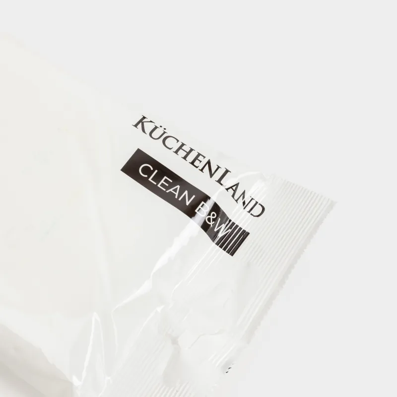 Салфетка влажная, 30 шт, хозяйственная, для мебели, B&W, image-1