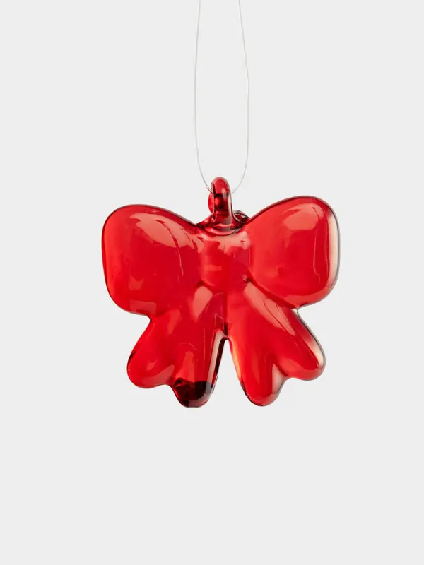 Игрушка елочная, 4 см, Бантик, Figure christmas, image-1
