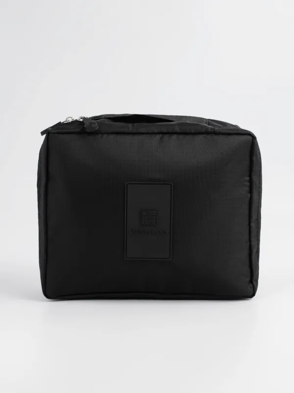 Косметичка дорожная, 21х16 см, полиэстер, черная, Easy Travel, image-0