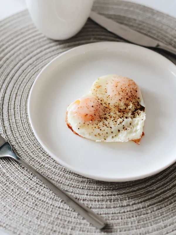 Форма для оладий/яиц, 12 см, силикон, бежевая, Сердце, Manny, image-7