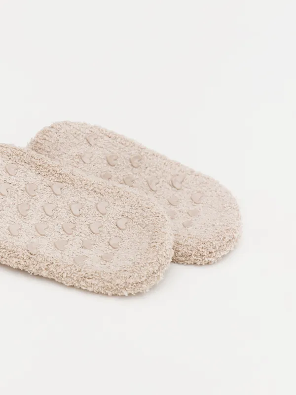 Носки детские, домашние, полиэстер, бежевые, Олень, Funny, image-2