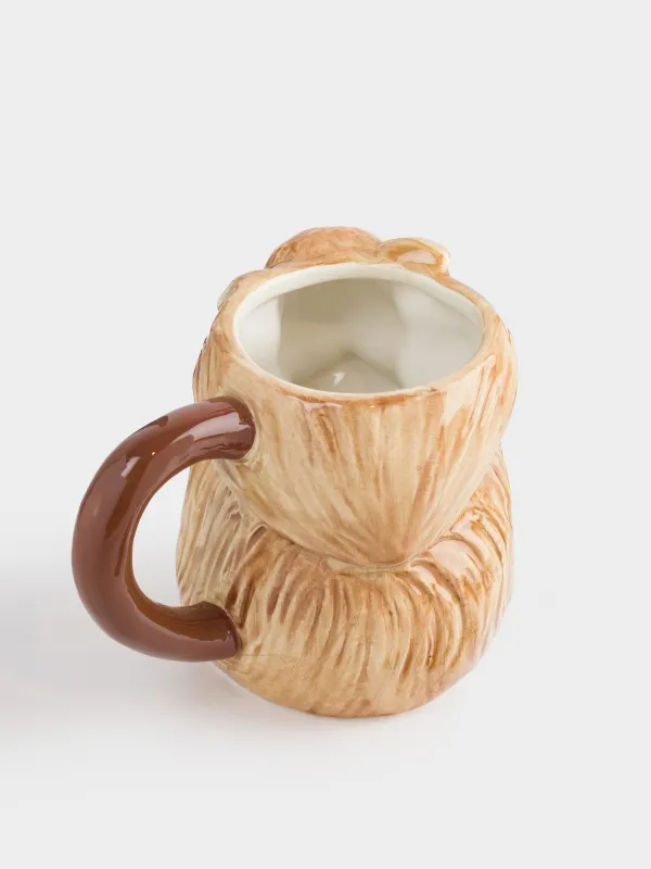 Кружка, 470 мл, керамика, коричневая, Белка, Forest symphony, image-1