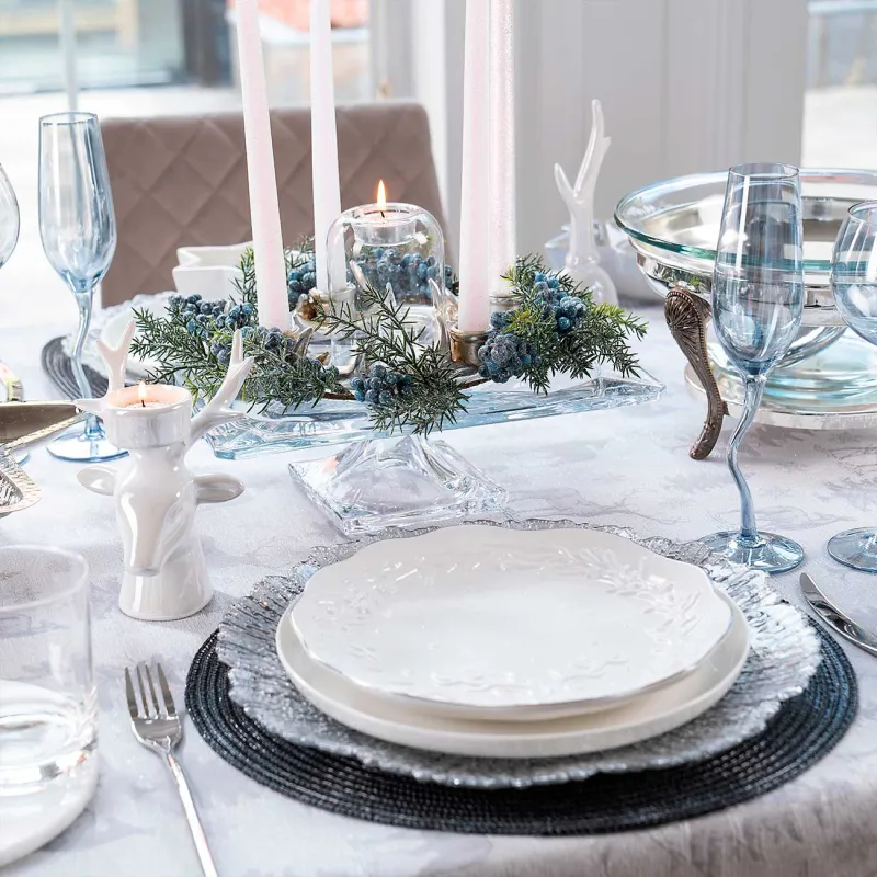 Блюдо на ножке, 29х10 см, стекло, Tulip light, image-2