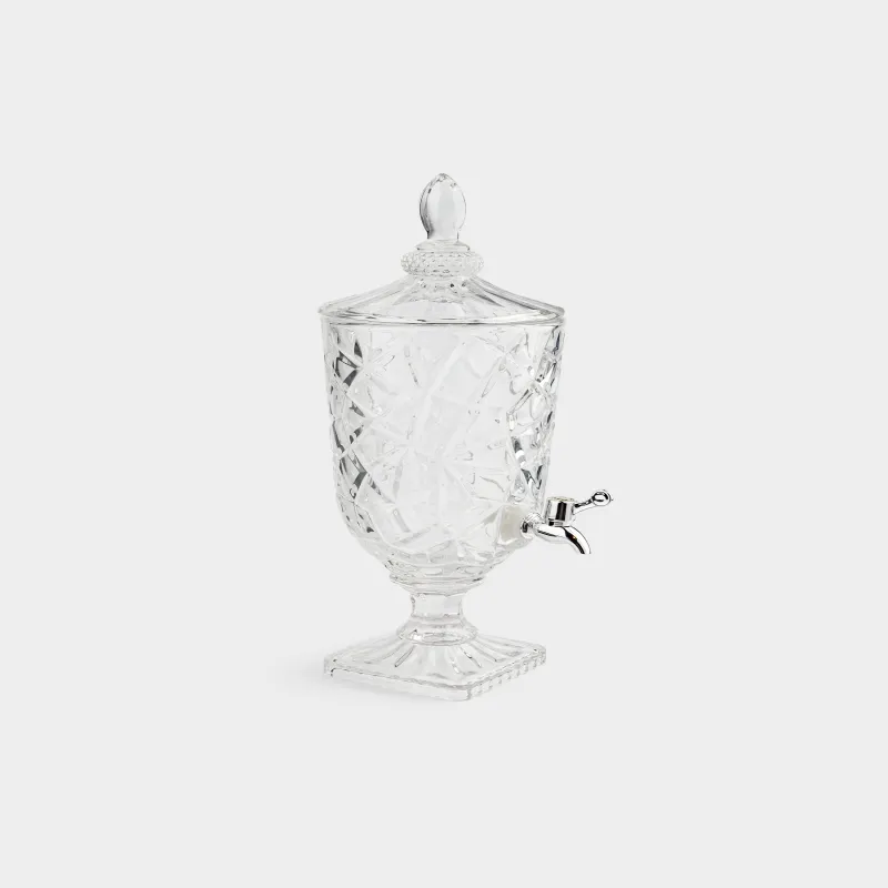 Диспенсер для напитков, 3 л, стекло Р/пластик, Crackle, image-3