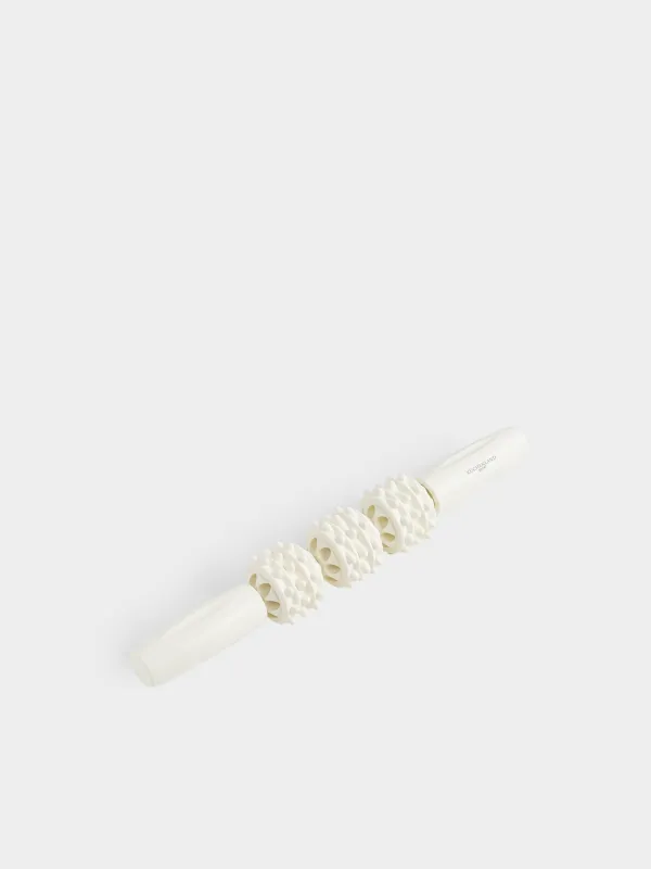 Ролик массажный, 31 см, для йоги и фитнеса, пластик, молочный, Sport, image-1