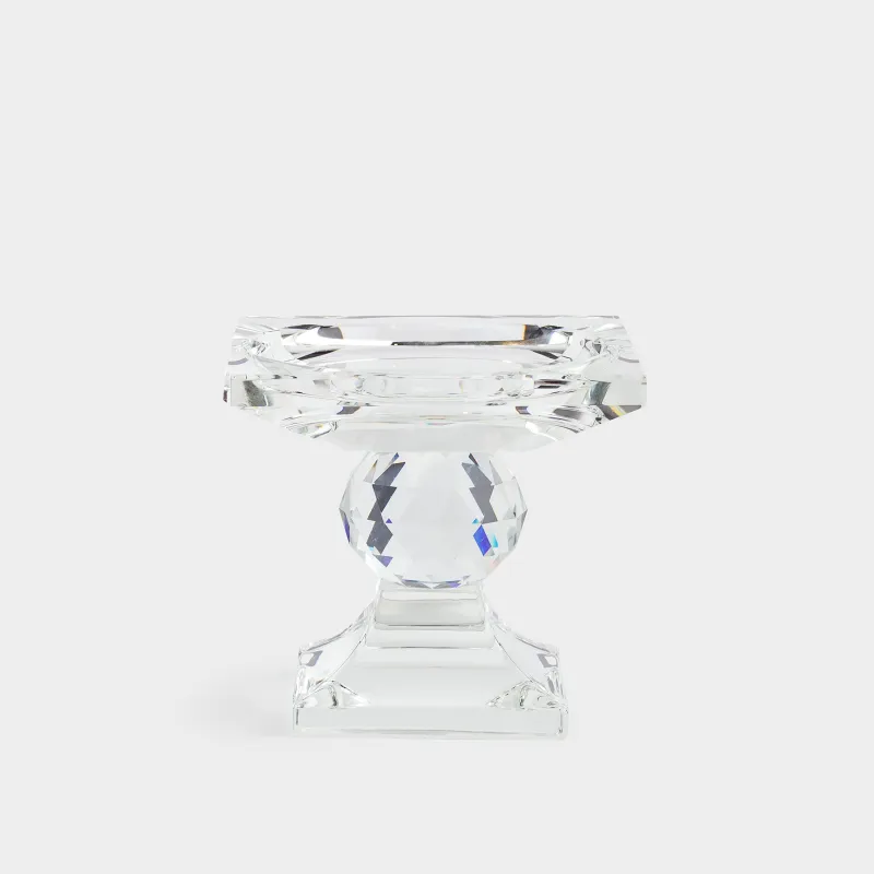 Подсвечник, 8 см, для цилиндрической свечи, Lux crystal