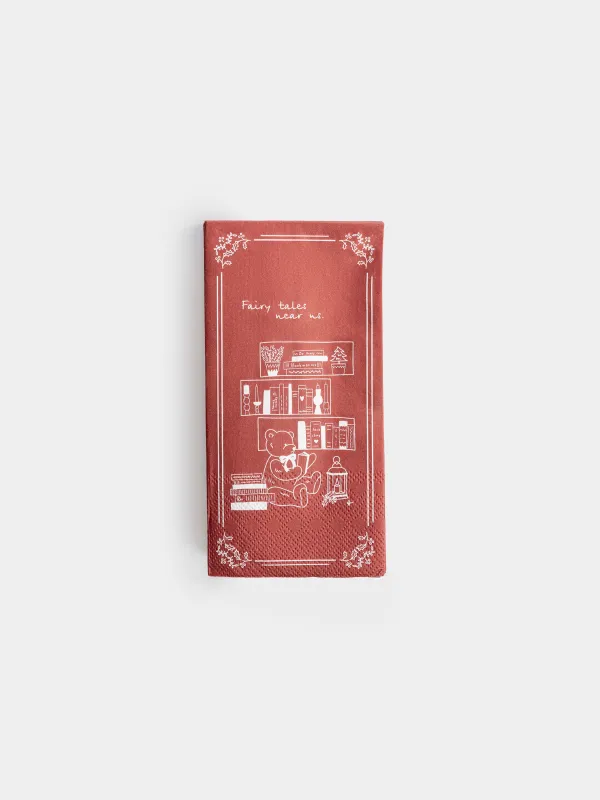 Салфетки бумажные, 33х33 см, 20 шт, Книги, Cultural code, image-0