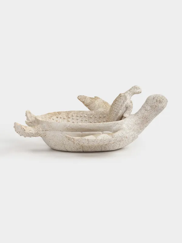 Блюдо декоративное, 31х24х13 см, Черепаха с детенышем, Grand turtle, image-1