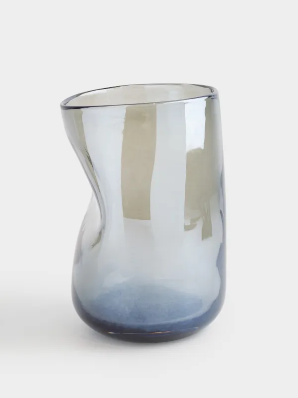 Ваза для цветов, 22 см, стекло, Polar color, image-0