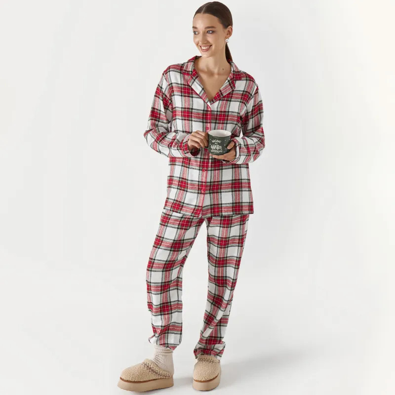 Костюм женский с брюками, красно-белый, Patsy